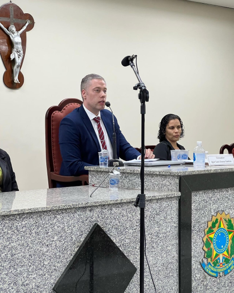 Reunião com o Promotor de Justiça